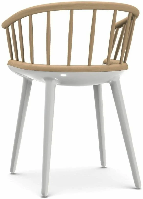 Chaise blanche Cyborg Stick - Magis