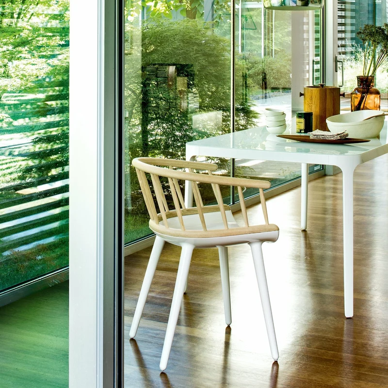 Chaise blanche Cyborg Stick - Magis