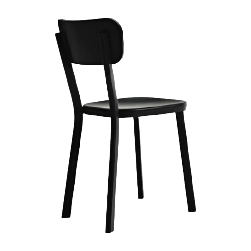 Chaise d'extérieur en aluminium noir Déja-vu - Magis