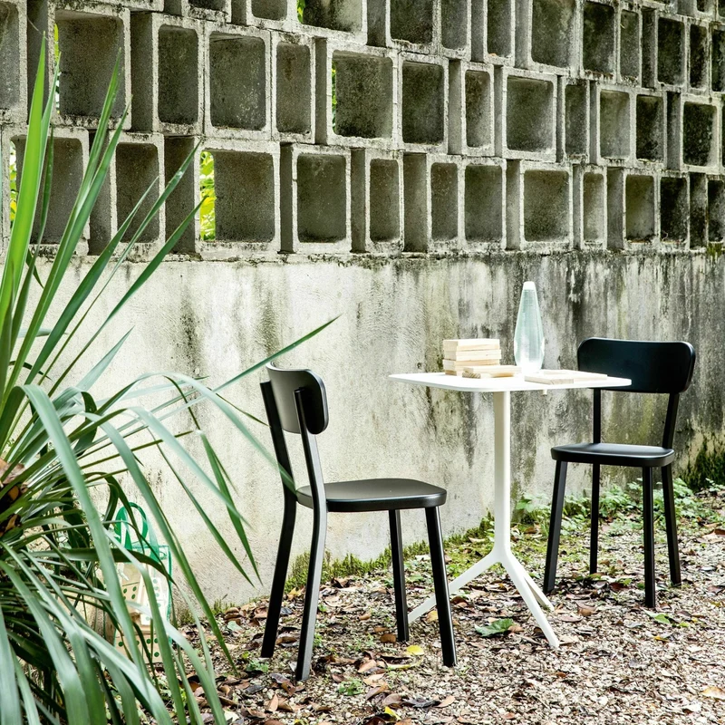 Chaise d'extérieur en aluminium sable Déja-vu - Magis