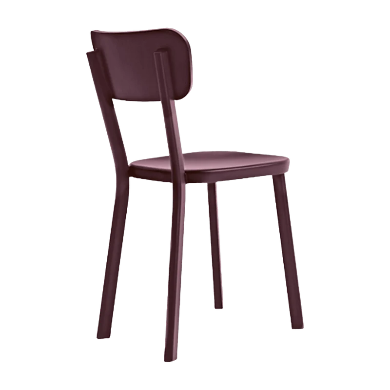 Chaise d'extérieur en aluminium bordeaux Déja-vu - Magis