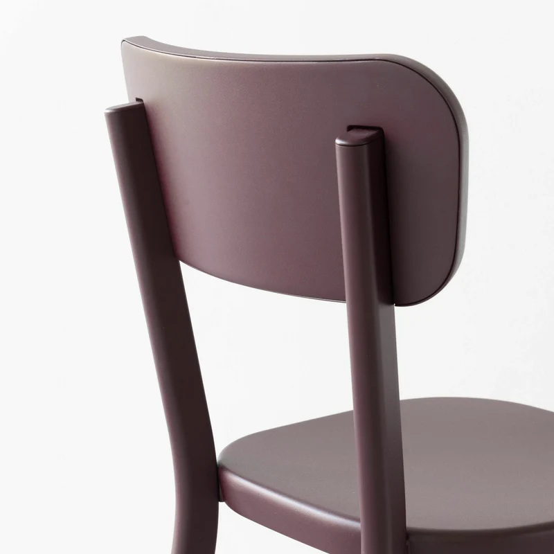 Chaise d'extérieur en aluminium bordeaux Déja-vu - Magis
