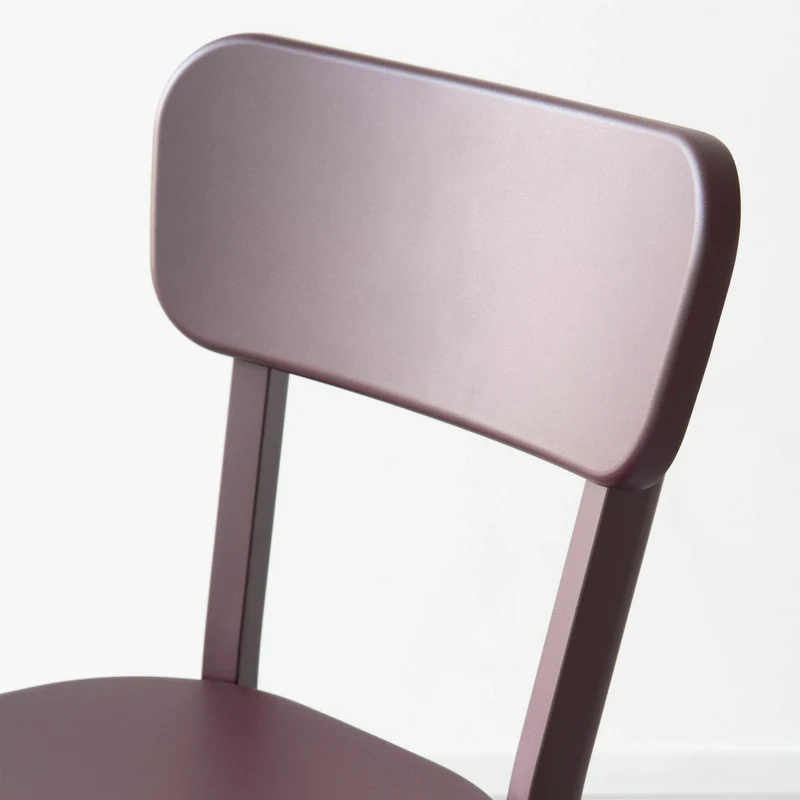 Chaise d'extérieur en aluminium bordeaux Déja-vu - Magis