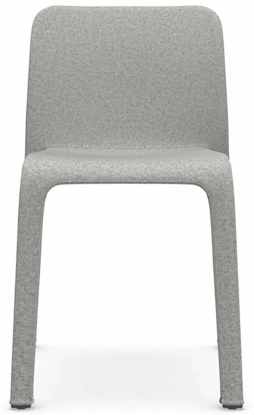 Chaise avec housse en tissu gris clair First Dressed - Magis