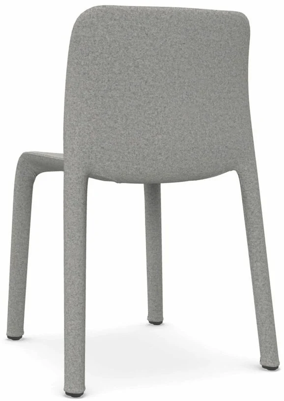 Chaise avec housse en tissu gris clair First Dressed - Magis