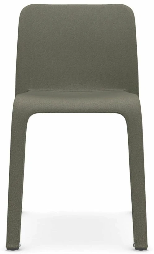 Chaise avec housse en tissu marron First Dressed - Magis