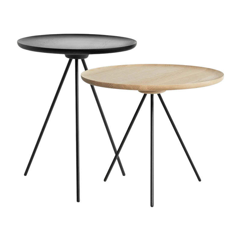 2 tables basses en frêne Black&Ash Key - Hem