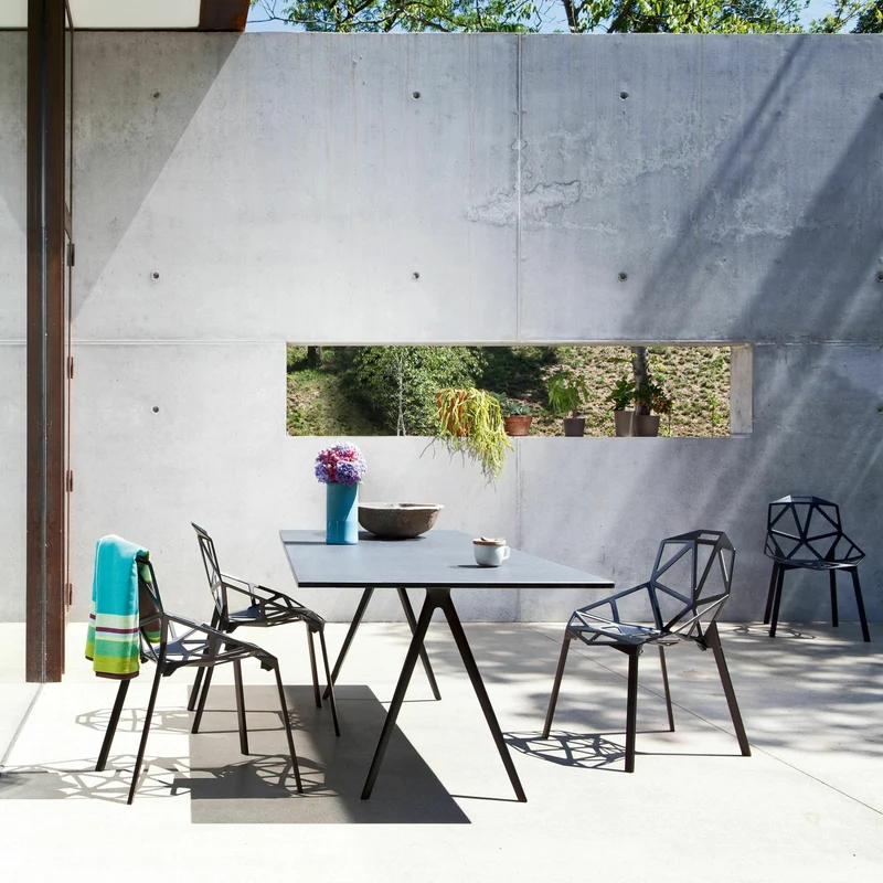 Pieds de table noirs Baguette - Magis