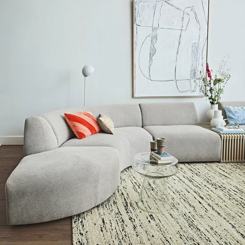 Coussin en velours rayé rose et rouge 40 x 60 cm - Hkliving