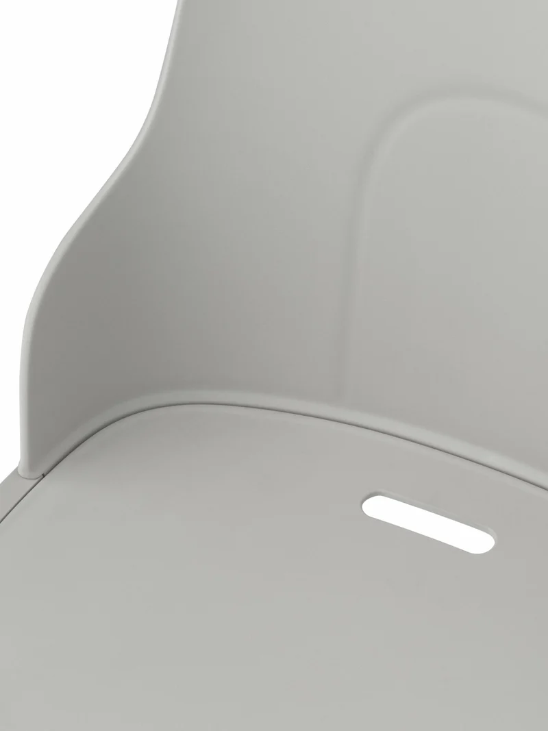Chaise gris chaud en polypropylène Allez Warm Grey - Normann Copenhagen