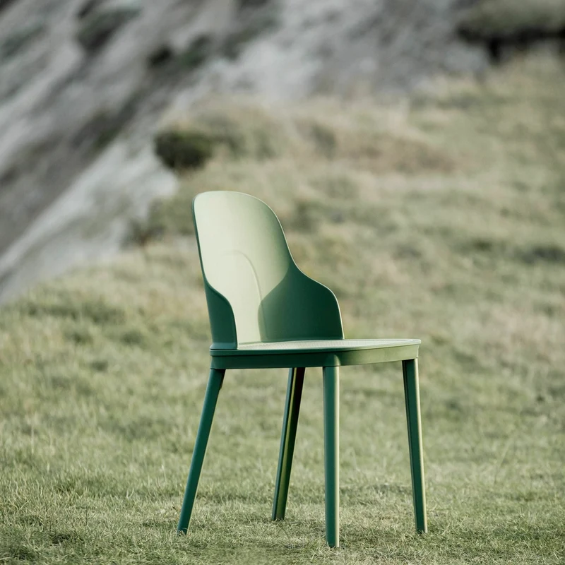 Chaise vert parc en polypropylène Allez Park vert - Normann Copenhagen
