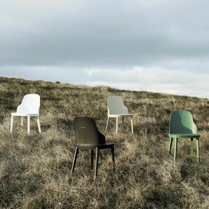 Chaise vert parc en polypropylène Allez Park vert - Normann Copenhagen