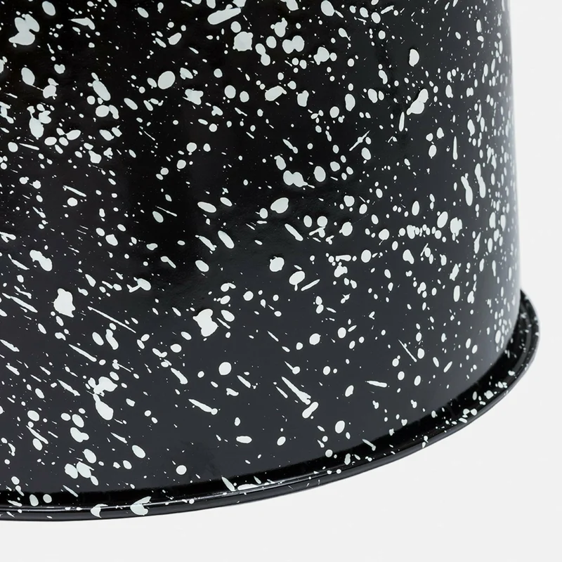 Tabouret en acier noir tacheté de blanc Last Stool - Hem