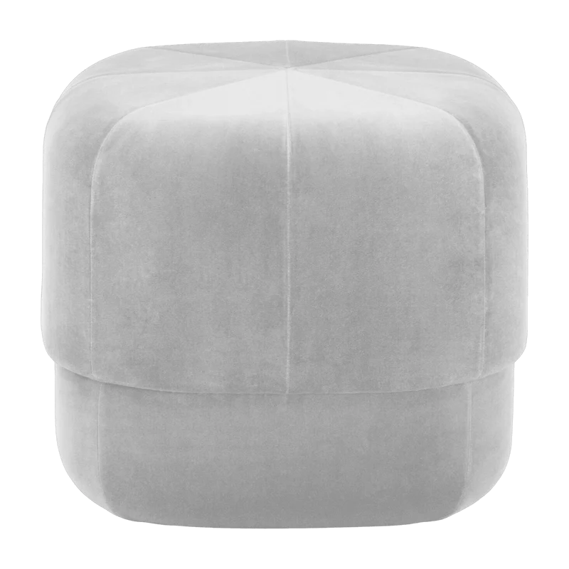 Pouf en velours 46 cm beige Circus Beige - Normann Copenhagen