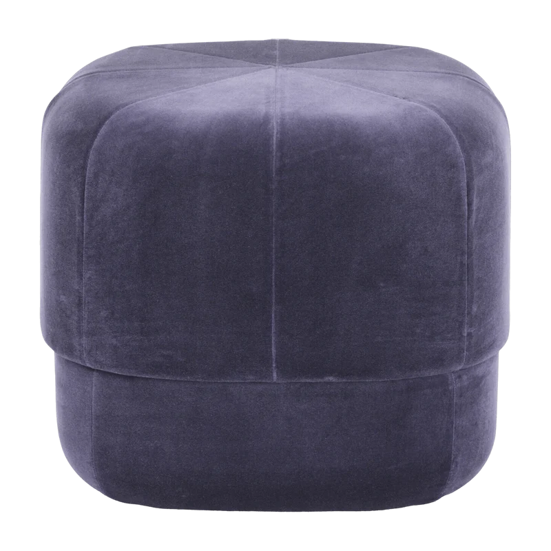 Pouf en velours 46 cm violet Circus Purple - Normann Copenhagen