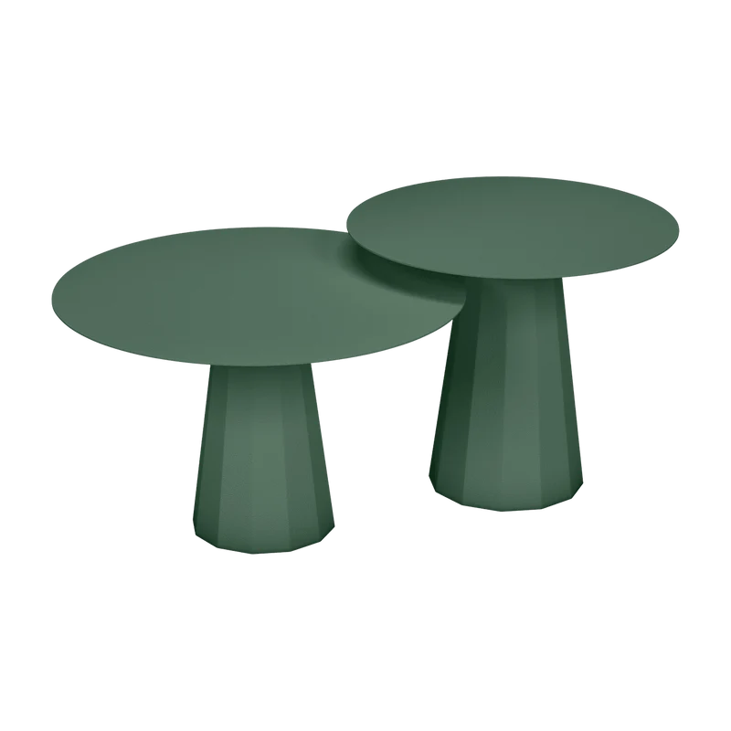 2 Tables gigognes olive Ankara - Matière Grise