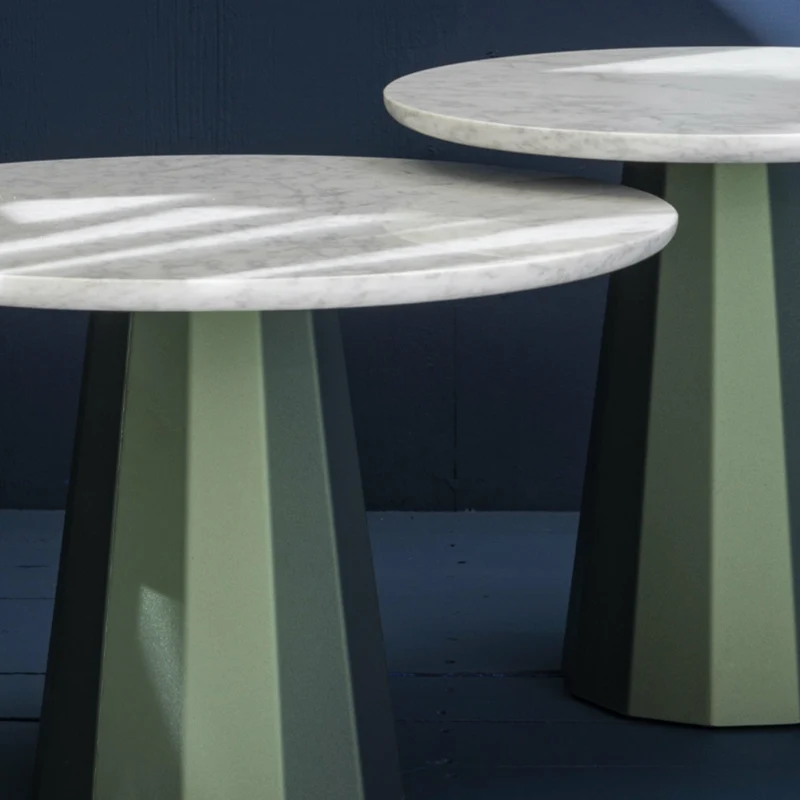 2 Tables gigognes denim Ankara - Matière Grise