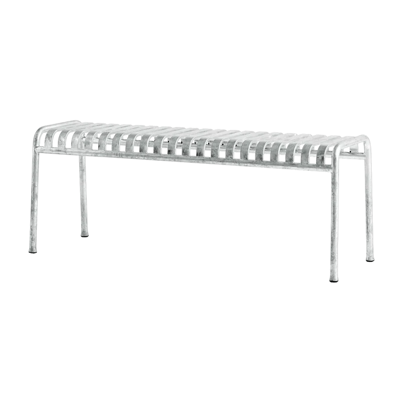 Banc de jardin en métal gris galvanisé Palissade - HAY