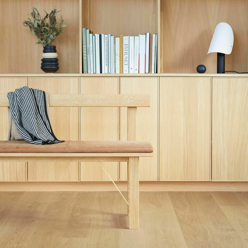 Banc en chêne naturel Position - Form & Refine