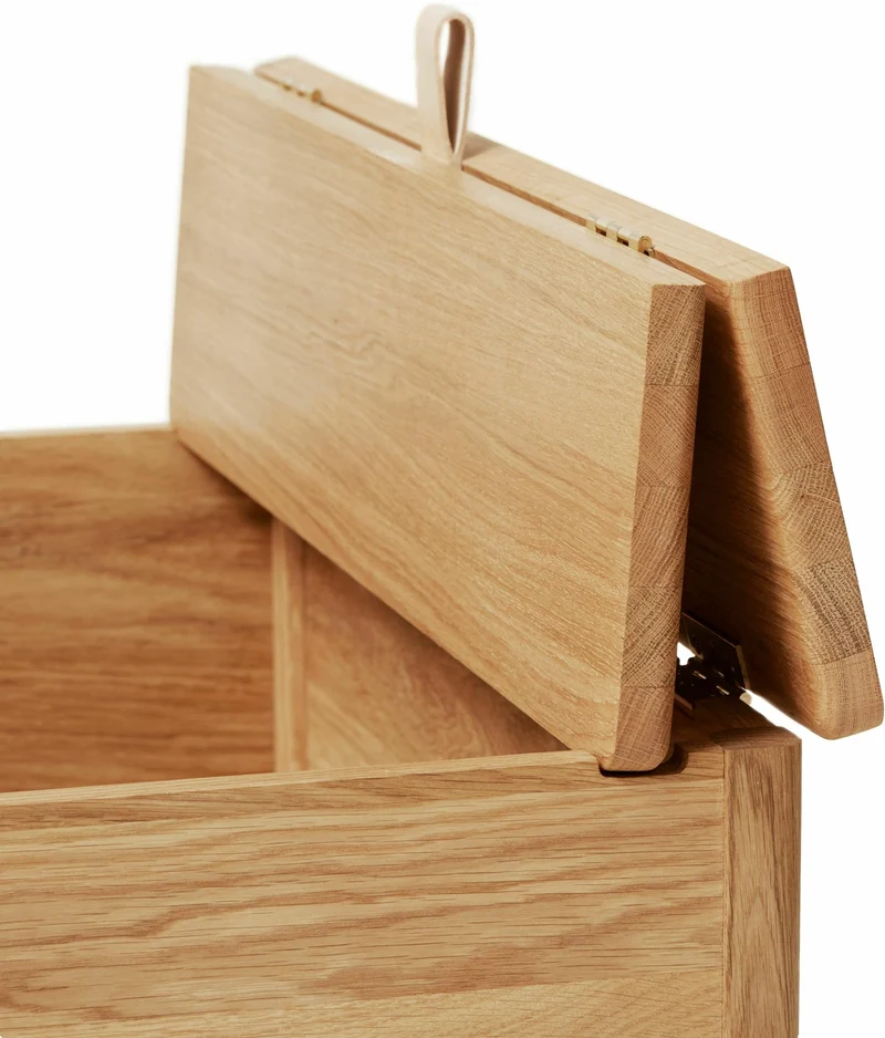 Banc avec rangement en chêne naturel 68 cm A Line - Form & Refine
