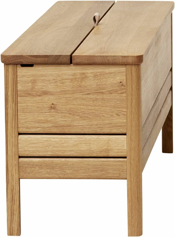 Banc avec rangement en chêne naturel 111 cm A Line - Form & Refine