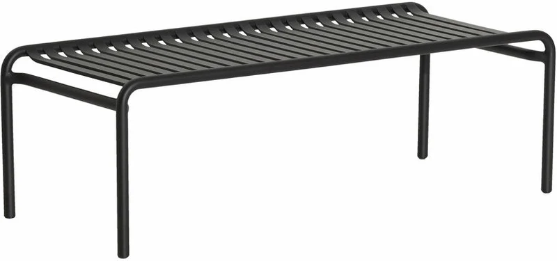 Table basse de jardin noire 127 cm Week end - Petite friture