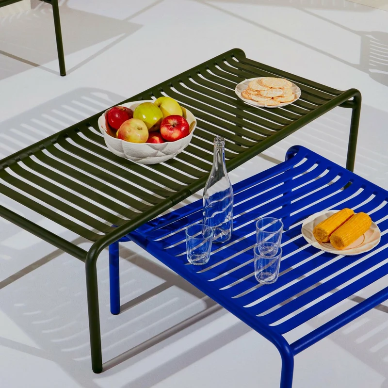Table basse de jardin noire 127 cm Week end - Petite friture