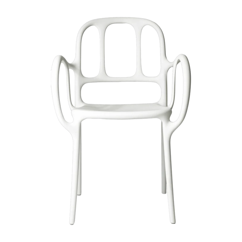 Chaise en polypropylene blanche Mila - Magis