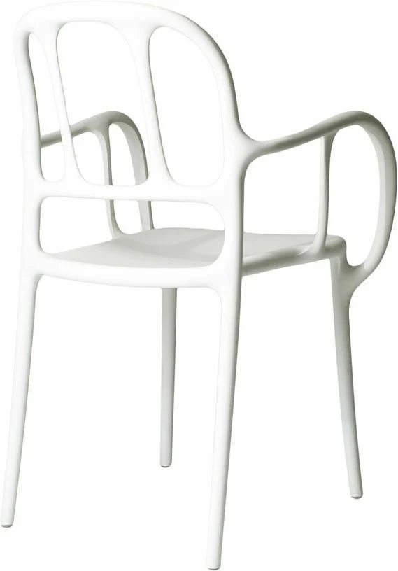 Chaise en polypropylene blanche Mila - Magis