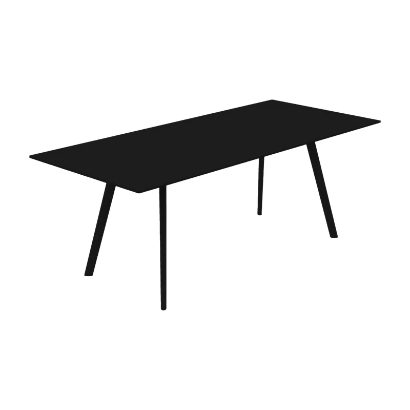 Table en bois noire 200x90 cm Pilo - Magis