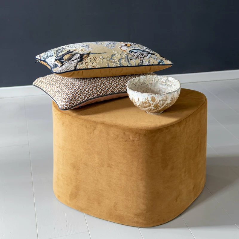 Pouf marron tobacco Salon - Mette Ditmer