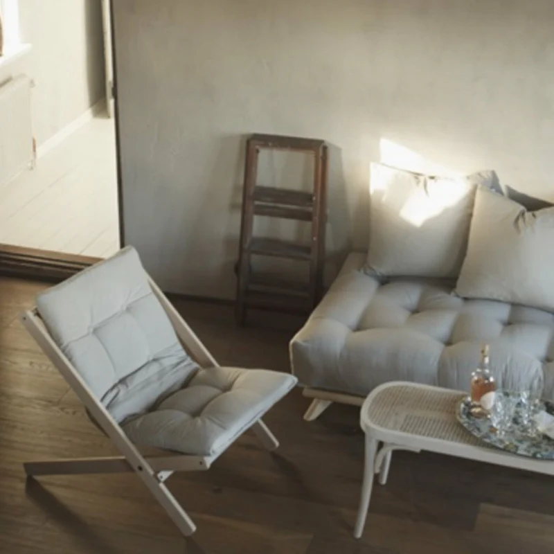 Transat en hêtre et coton Naturel Boogie - Karup Design