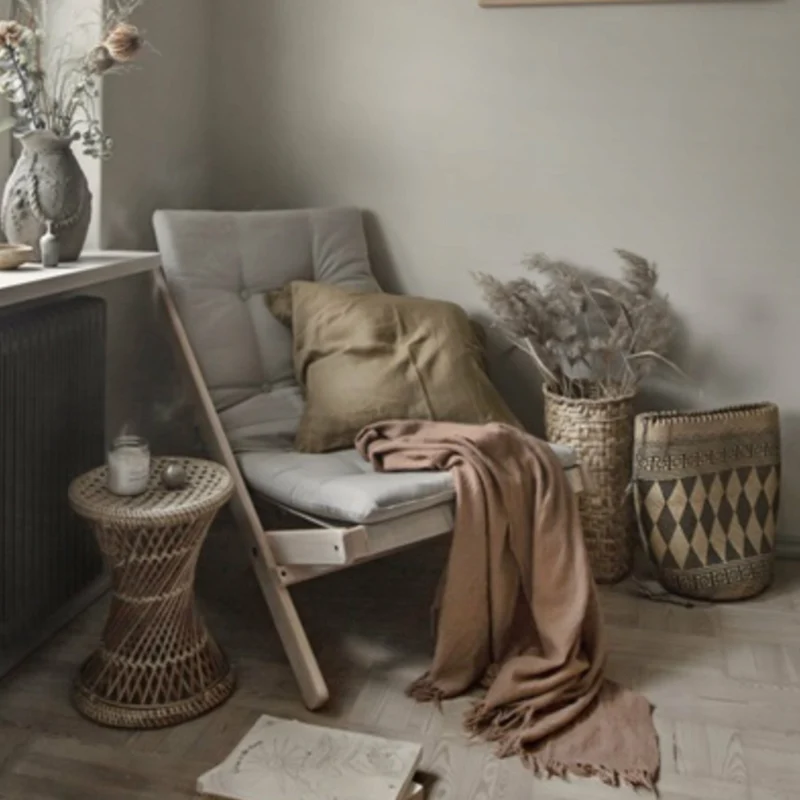 Transat en hêtre et coton Naturel Boogie - Karup Design