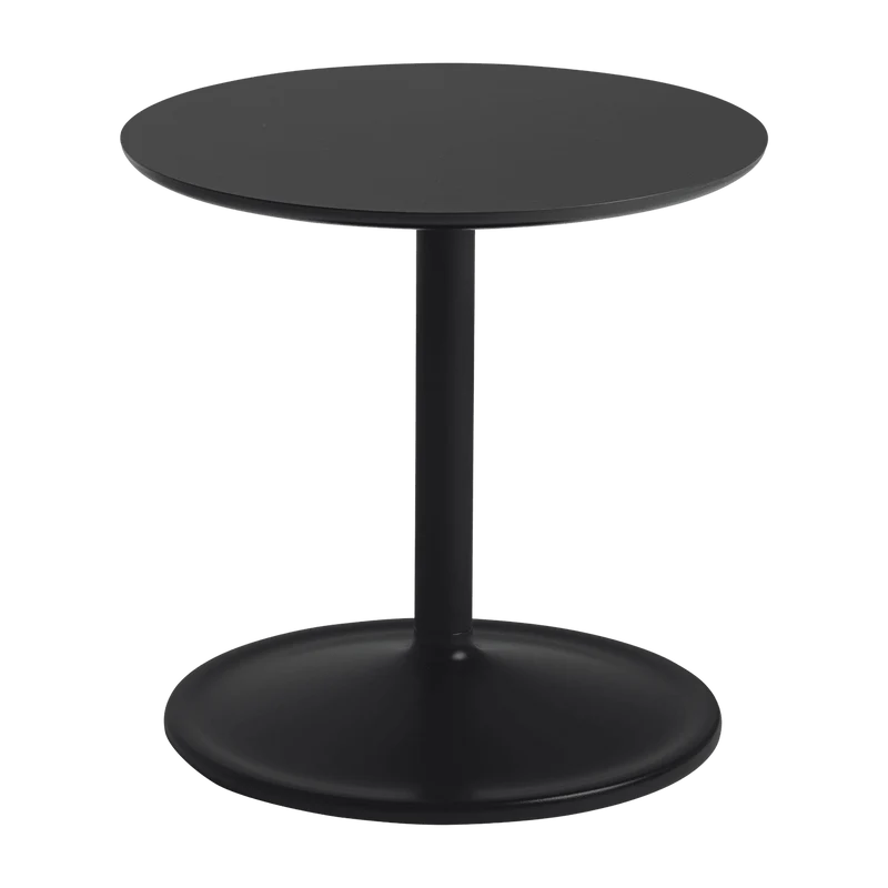 Table d'appoint aluminium noir D 48 x H 40 cm Soft - Muuto