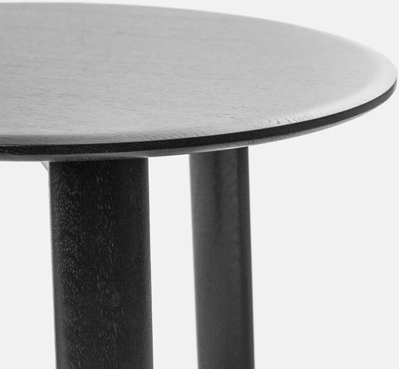 2 tables basses en chêne noir 60 et 70 cm Alle - Hem