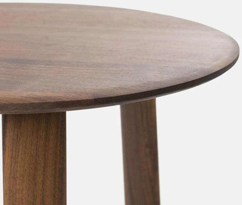2 tables basses en noyer 60 et 70 cm Alle - Hem