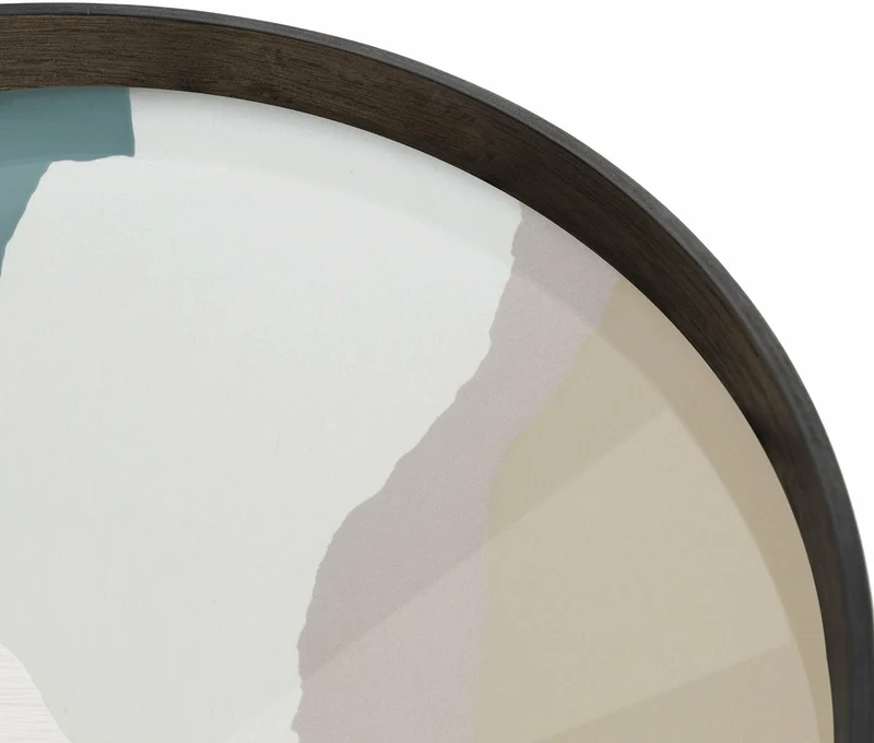 Plateau rond en verre Slate Wabi Sabi L - Ethnicraft Accessories