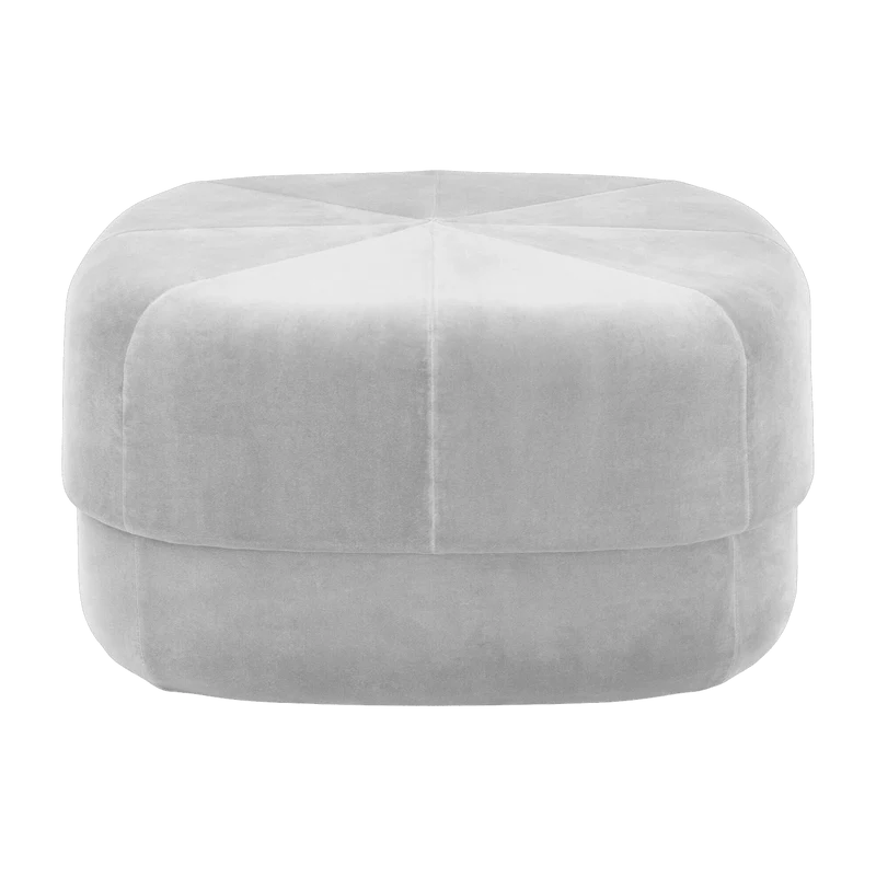 Pouf en velours 65 cm beige Circus Beige - Normann Copenhagen