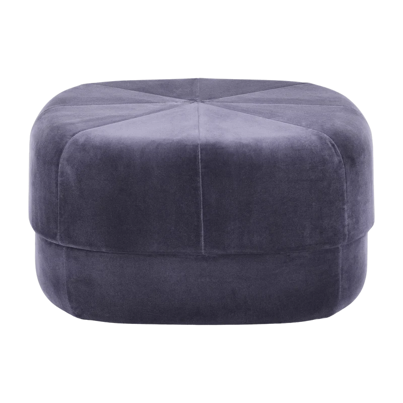 Pouf en velours 65 cm violet Circus Purple - Normann Copenhagen