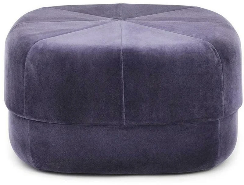 Pouf en velours 65 cm violet Circus Purple - Normann Copenhagen