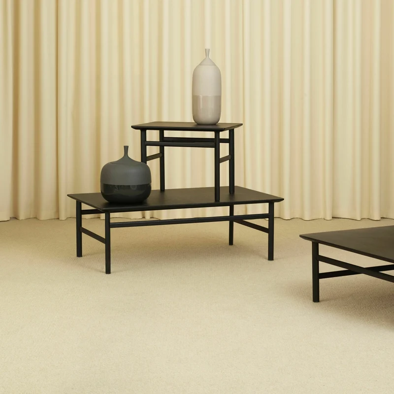 Table basse en chêne noir L Grow noir - Normann Copenhagen