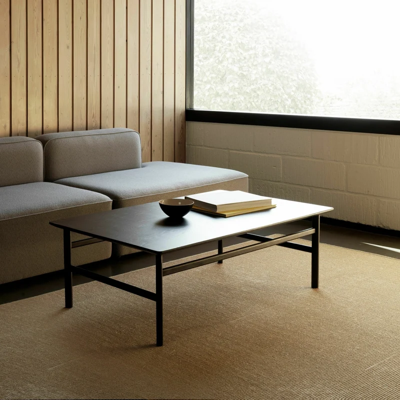 Table basse en chêne noir L Grow noir - Normann Copenhagen