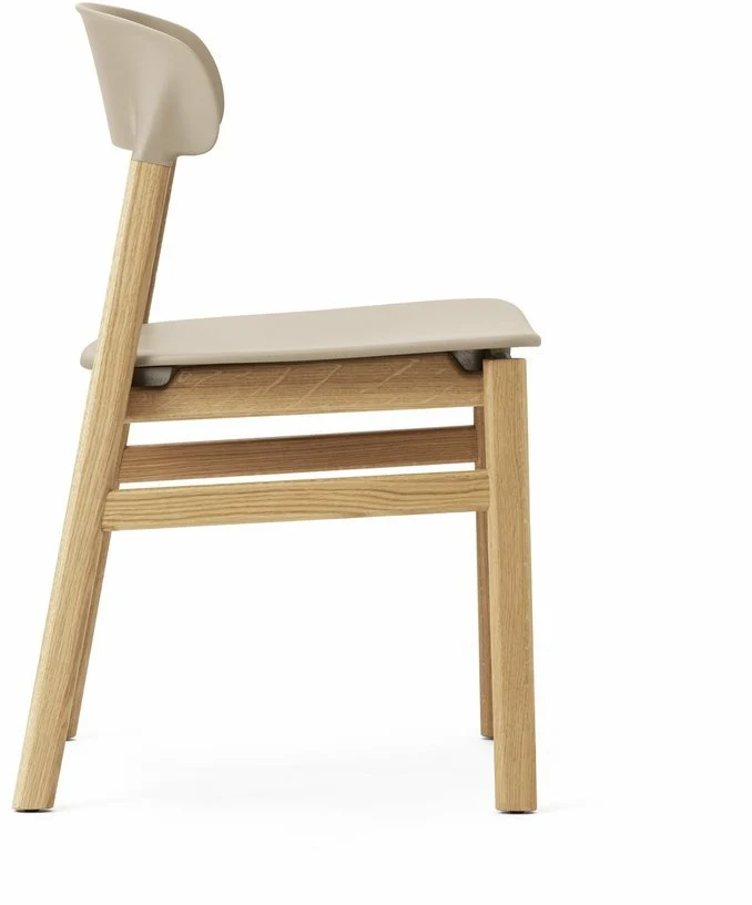 Chaise en chêne et polypropylène sable Herit Sand - Normann Copenhagen