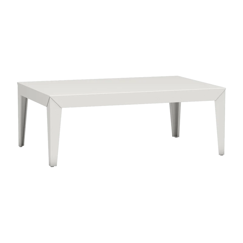 Table basse rectangulaire blanche Zef - Matière Grise