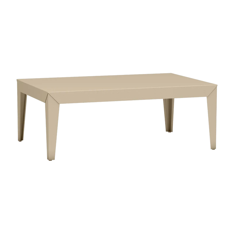 Table basse rectangulaire crème Zef - Matière Grise