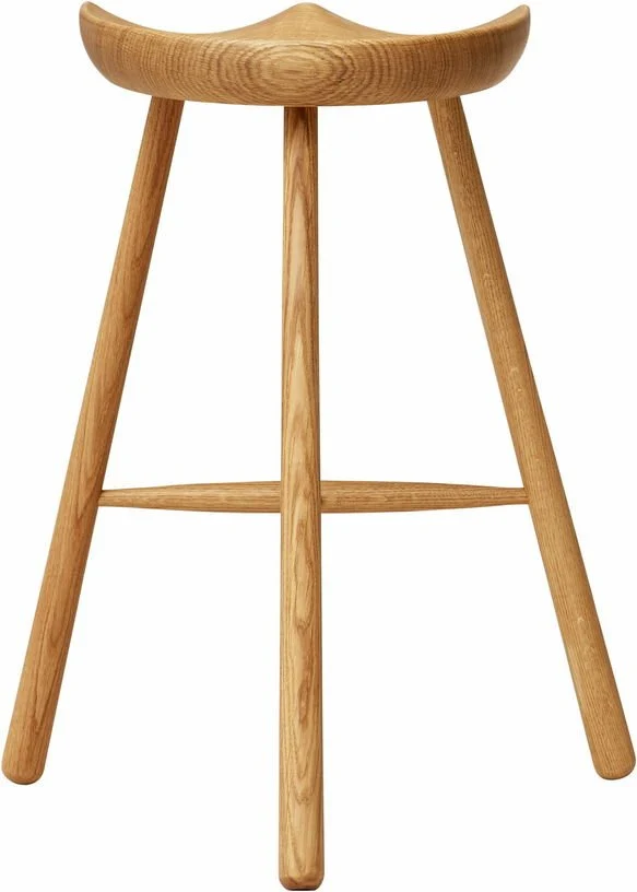 Tabouret de bar en chêne naturel 68 cm Shoemaker - Form & Refine