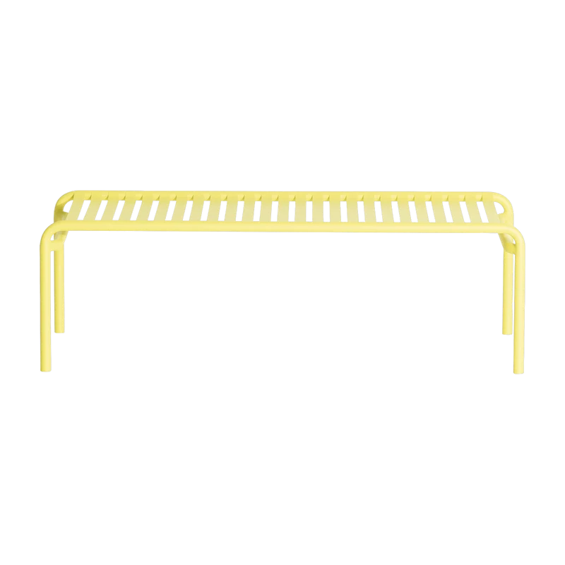 Table basse de jardin jaune 127 cm Week end - Petite friture