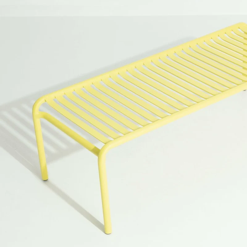 Table basse de jardin jaune 127 cm Week end - Petite friture
