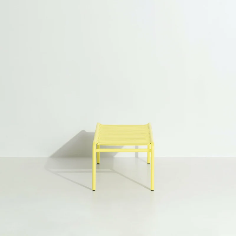 Table basse de jardin jaune 127 cm Week end - Petite friture