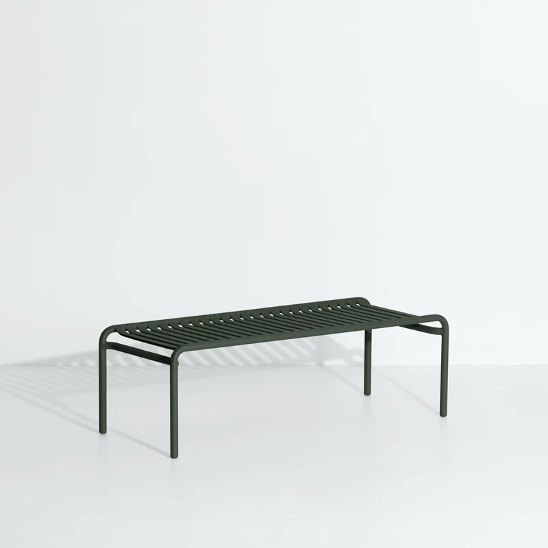 Table basse de jardin vert bouteille 127 cm Week end - Petite friture